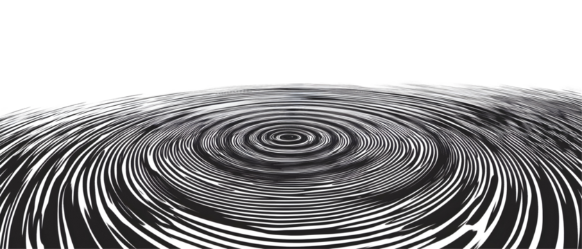 Comic-style radial lines for motion effects, with a bold black pattern. Isolated on White Background, clipping path  - 