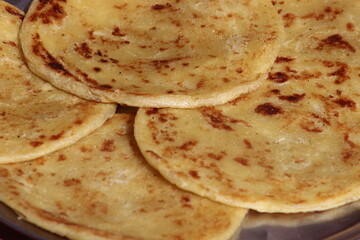 Msemmen Close Up, Traditional Moroccan Flatbread
