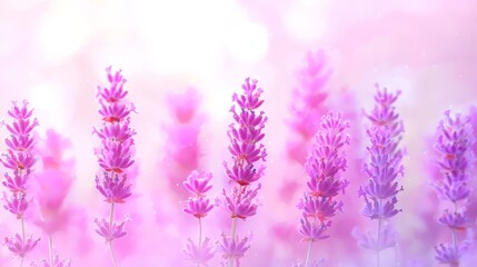 Obraz premium Lavender blossoms blooming nature garden floral photography serene environment close-up view tranquility concept