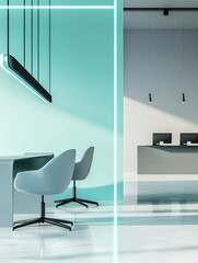 Modern minimalist office design in an urban setting a contemporary view