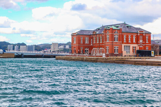 Former Moji Customs Building in Kitakyushu, Japan.