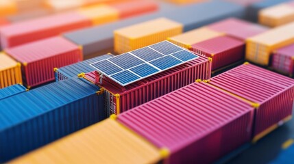 Solar-powered cargo operations advancing green freight systems