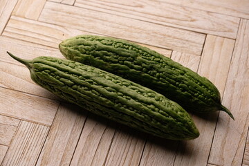 Bitter melon, paria, or pare is a climbing plant that originates from the tropical Asian region, especially the western part of India, namely Assam and Burma. Momordica charantia L.