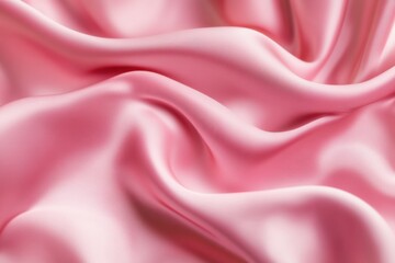Obraz premium Soft pink blush fabric flowing gracefully, creating an elegant and soothing ambiance ideal for various creative uses