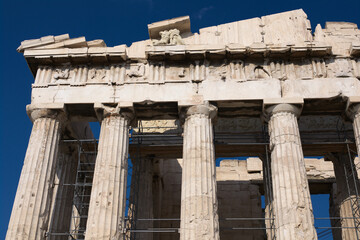 Parthenon ruines in Athens, Greece