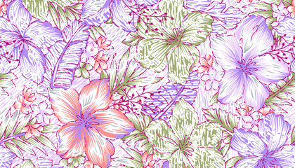 Unstoppable Digital Abstract Allover Design with High-Impact Effects