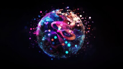 Obraz premium Abstract Sphere of Light