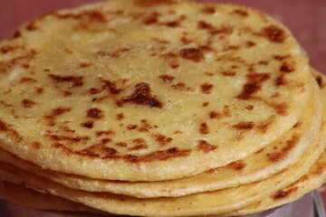 Msemmen Close Up, Traditional Moroccan Flatbread