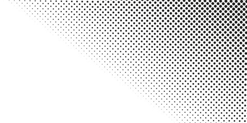 Dotted halftone gradient texture. Vanishing polka dot background. Repeating dots gradation pattern background simple art modern