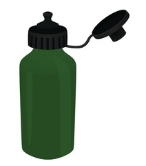 Sport water bottle. vector illustration