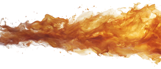 Realistic flames with dynamic fire effects. Isolated on White Background, clipping path  - 