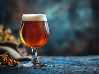 Craft beer enjoyment bar setting beverage photography cozy atmosphere close-up perspective chill vibes