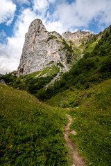 Corno Branchino from Passo Branchino, Orobic Alps, Bergamo, Lombardia, Italy.