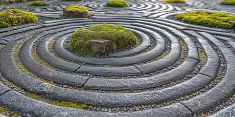stone gardens soothing and calming visuals relax