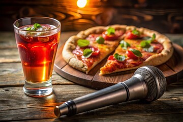Delicious Karaoke Night: Pizza, Drinks & Mic