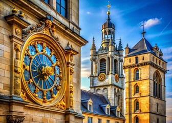 Dijon NotreDame Church Bell Tower