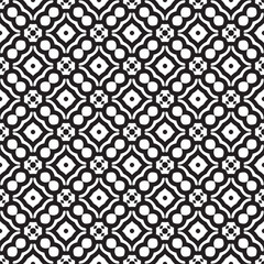 Minimalist black and white seamless pattern background