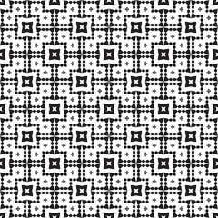 Fototapeta premium Minimalist black and white seamless pattern background