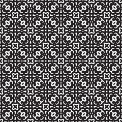Minimalist black and white seamless pattern background