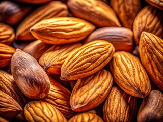 Fototapeta premium Panoramic Macro Photography: Almond Wood Architectural Texture