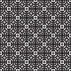 Minimalist black and white seamless pattern background