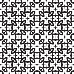Minimalist black and white seamless pattern background
