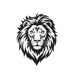   silhouette lion head vector © arraygraphic1