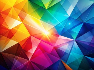 Geometric Abstract Background: Modern Business Branding Design