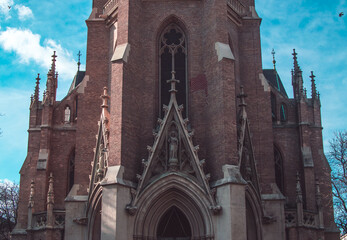 Detail of St. Othmar Church Spire
