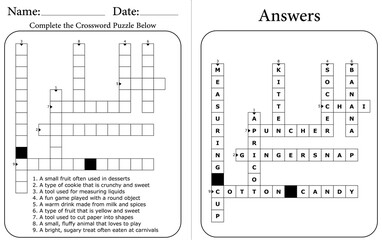 Printable Crossword Puzzle for Kids: Fun & Educational Word Game