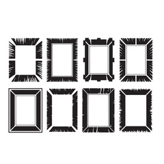 set of frames vector design