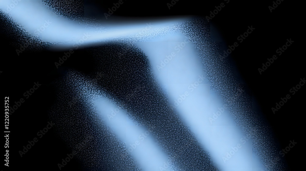 Poster Smooth flowing 3D abstract digital background showcasing intricate geometric designs and patterns reflecting modern innovations and digital transformations with ample space for content placement