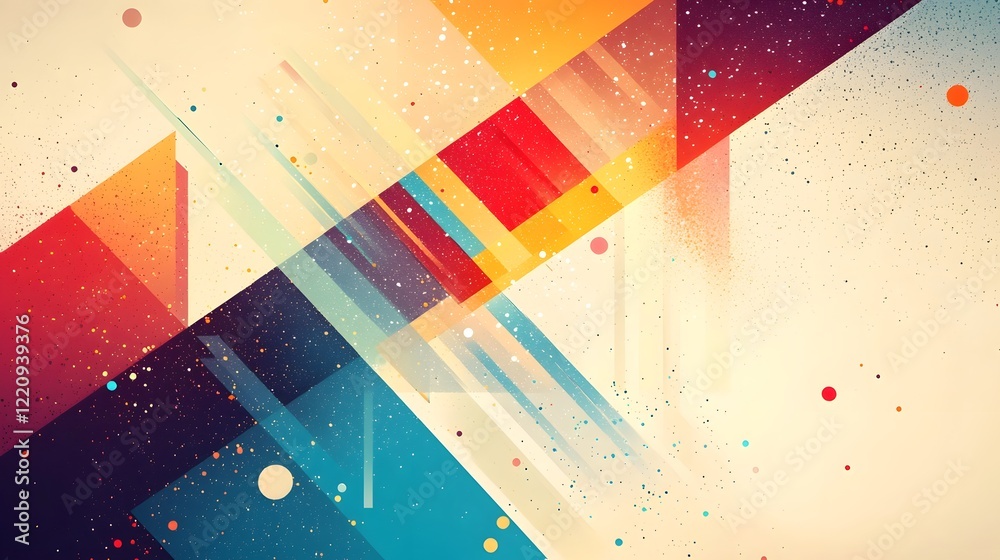 Poster Vibrant Fluid Geometric Abstract Background with Captivating Colorful Gradient Patterns and Dynamic Shapes in a Modern Digital Design Composition