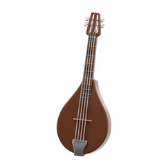 Obraz premium 3d illustration of mandolin