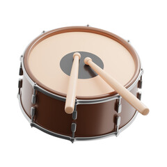 3d illustration of Snare drum