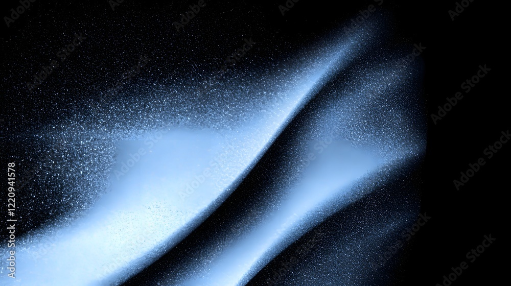 Fototapete Mesmerizing modern abstract design with an illuminated blue shape on a dark textured backdrop creating a visually dynamic and futuristic composition perfect for use in cover art website headers
