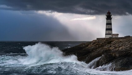 lighthouse on the coast of state