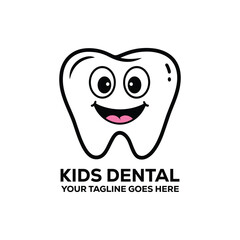 Kids Dental Logo Template Design
