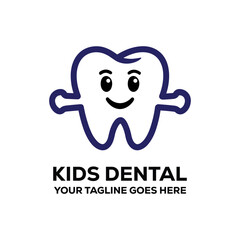 Kids Dental Logo Template Design