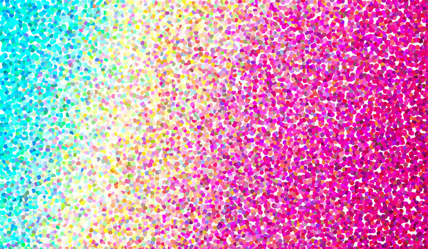 gradient multicolored pointillize  texture background. Abstract gradient bright and shiny light reflection rough texture surface. Vector illustration for background, backdrop, web, wallpaper