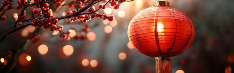 Traditional Chinese Red Lantern