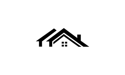 real estate house logo vector