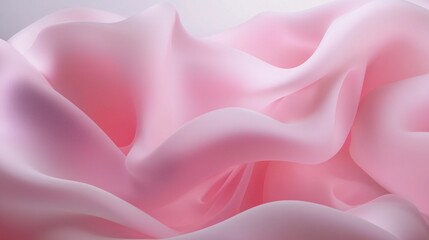 Fototapeta premium A pink fabric with a wave pattern