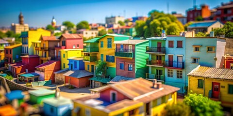 La Boca, Buenos Aires: Vibrant Tilt-Shift Architecture