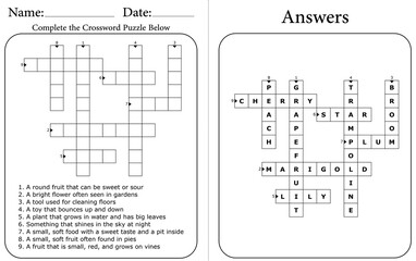 Printable Crossword Puzzle: Brain-Boosting Educational Word Game