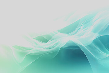 Light blue and white background, light green and light blue gradient soft edges, blurred foreground.