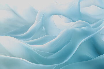 Obraz premium Light blue and white background, light green and light blue gradient soft edges, blurred foreground.
