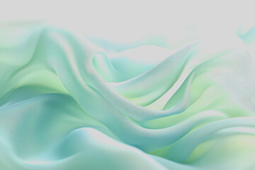 Obraz premium Light blue and white background, light green and light blue gradient soft edges, blurred foreground.
