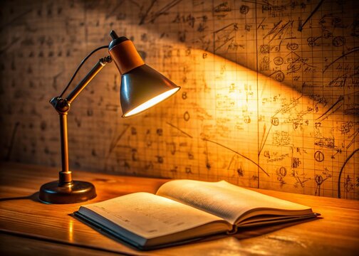 Low Light Math Equations: Calculus Concepts of Differential and Integral
