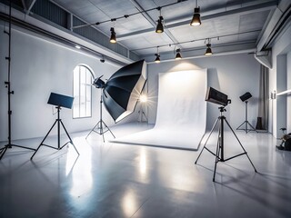 Low Light White Background Mockup: Perfect for Graphic Design Projects